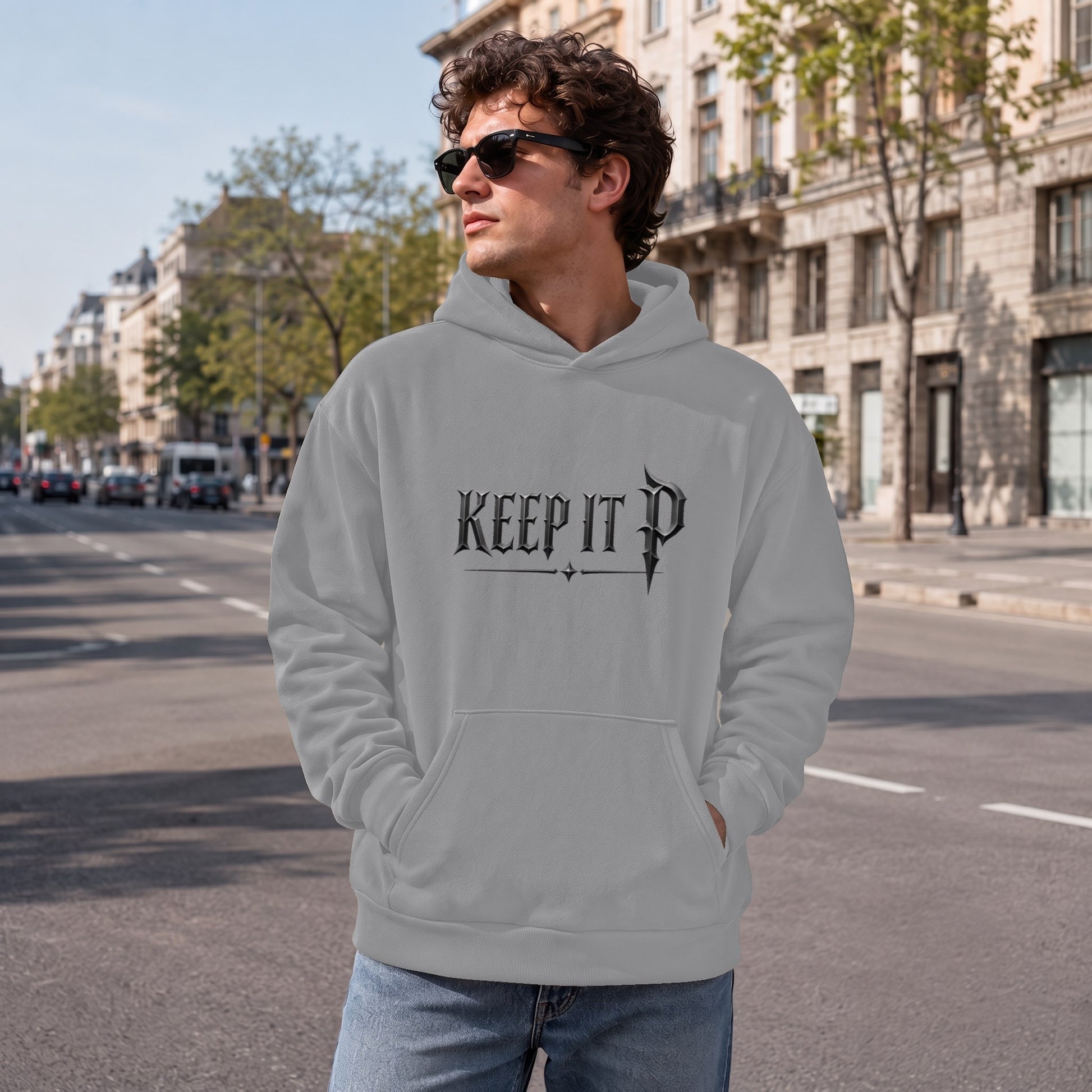  quot KEEP It P quot Pullover Hooded Sweatshirt
