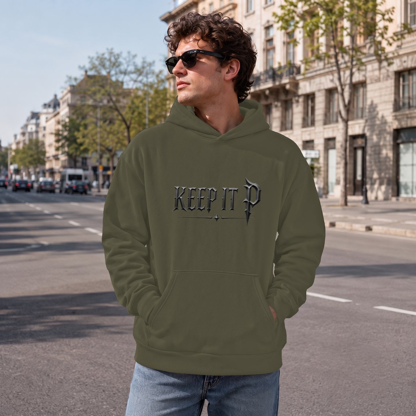  quot KEEP It P quot Pullover Hooded Sweatshirt